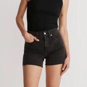 Madewell High-Rise Denim Shorts in Lunar Wash Size 26